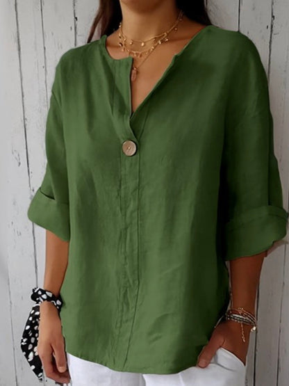 Jessa™ - Blusa Casual de Cuello en V