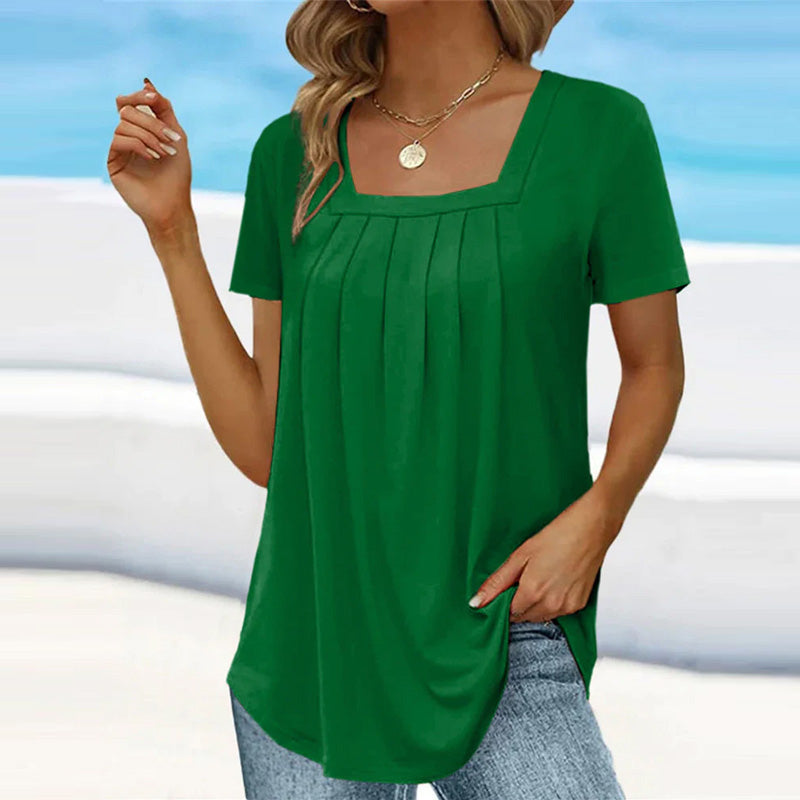 Mindy™ - Blusa Elegante Plisada