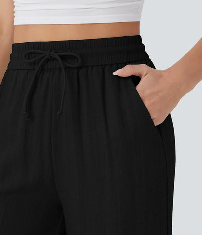Pantalones de lino elegantes Zafeiria