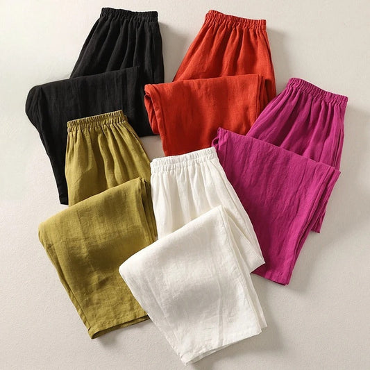 ISMIRA | Pantalones de Lino Premium a Medida