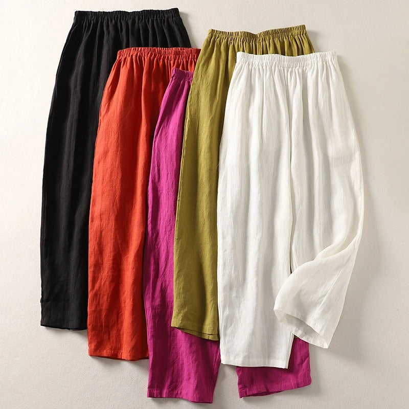 ISMIRA | Pantalones de Lino Premium a Medida