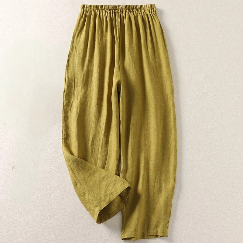 ISMIRA | Pantalones de Lino Premium a Medida
