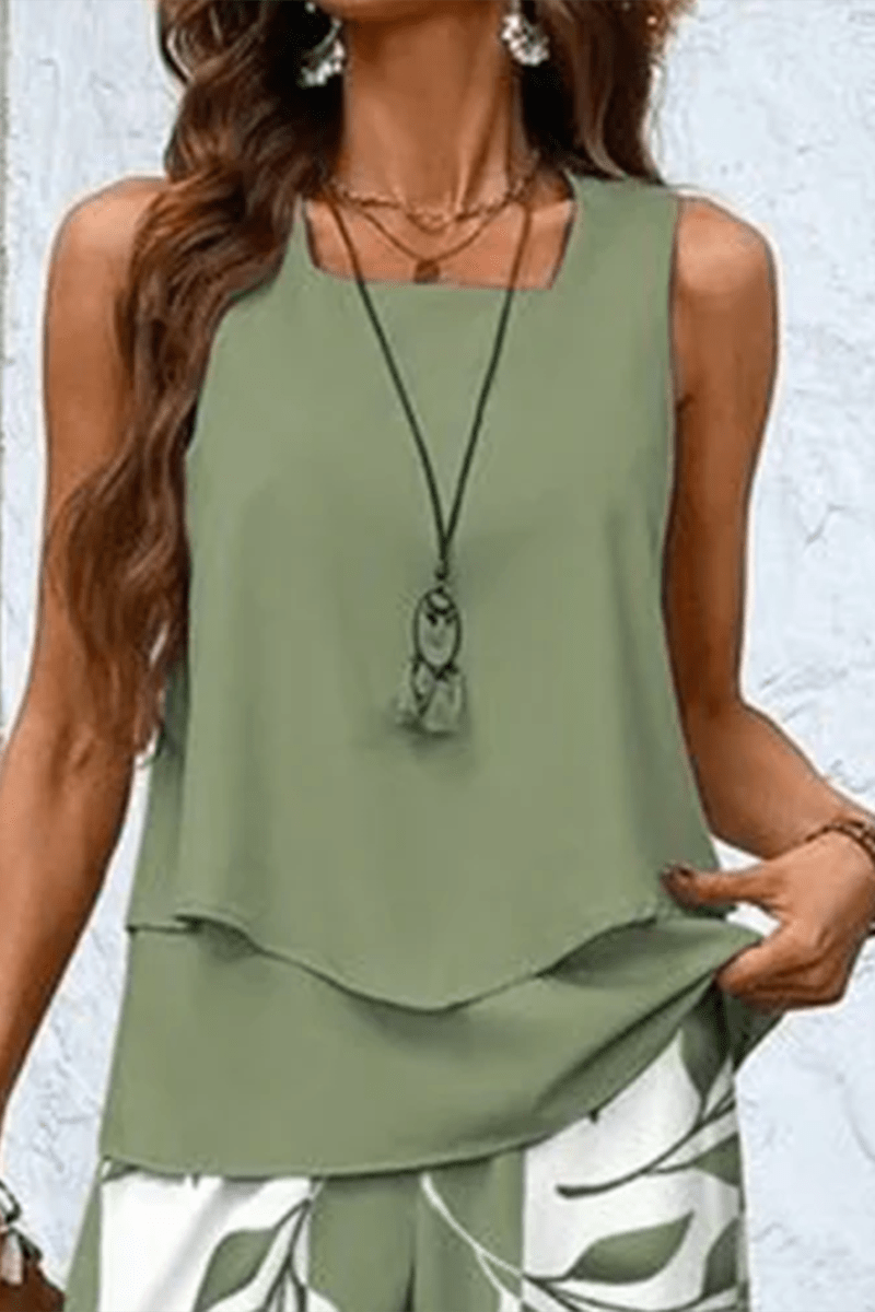 Conjunto Elegante Olive Coast