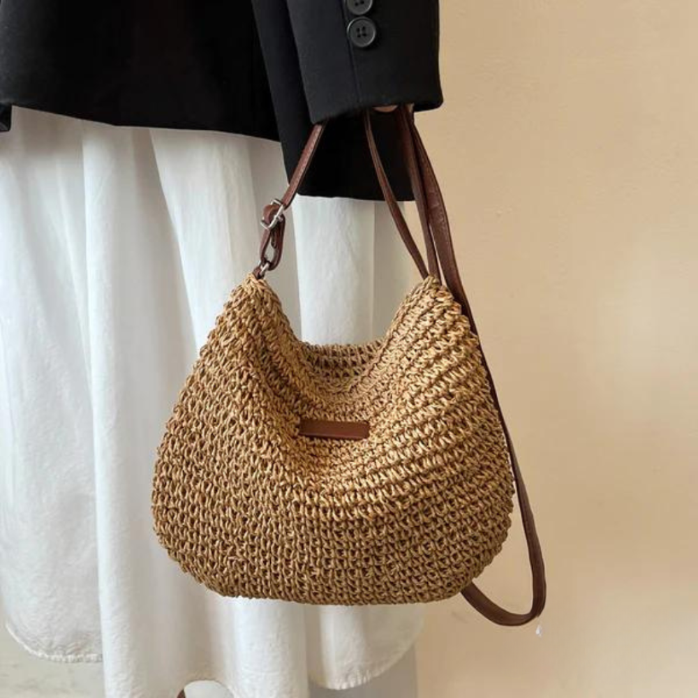 Kayla - Bolso bandolera de paja
