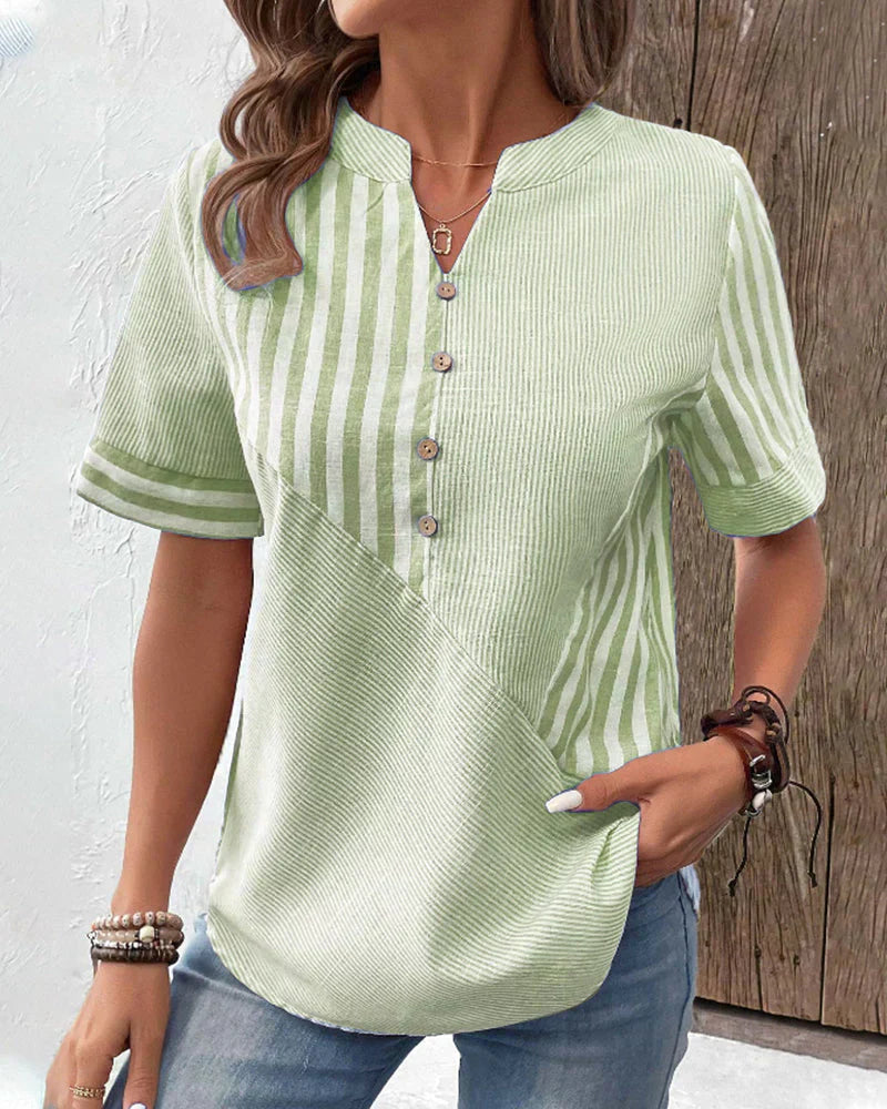 Sandra™ - Camiseta clásica de rayas