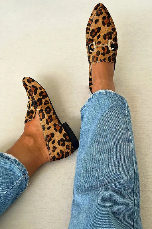 MILENA | MOCASINES ELEGANTES CON PATRÓN Y SUTIL TACÓN