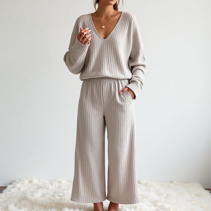Eden | Conjunto de salón de punto suave para mujer | Relajado