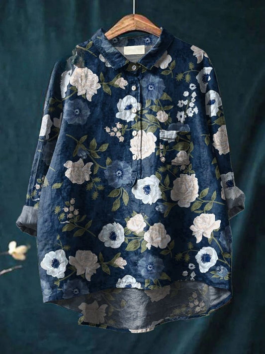 Charlotte | Elegante Camisa de Flores