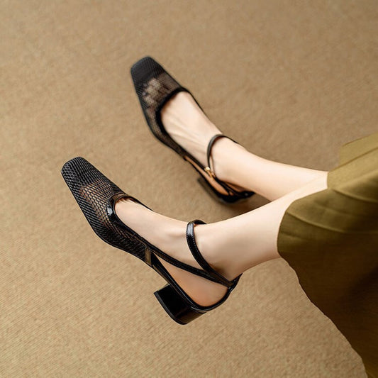 Tacones con bloque de malla Noelle™