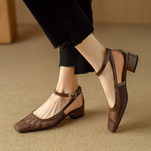 Tacones con bloque de malla Noelle™
