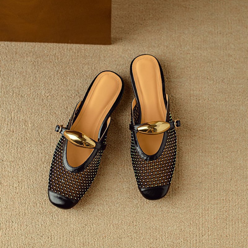 Mules con Hebilla Elira