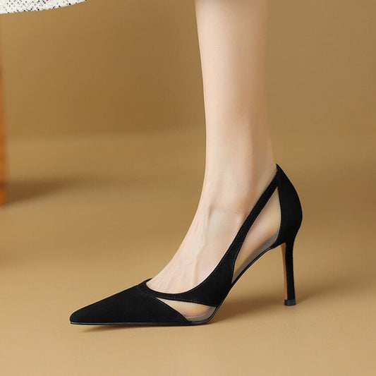 Zapatos de Tacón Estilizado | Alina en Malla