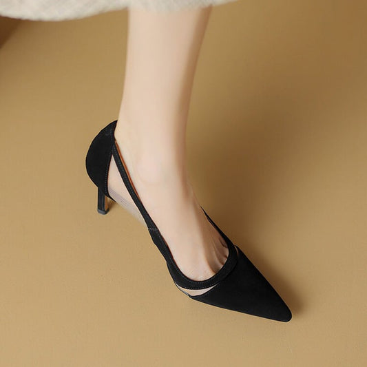 Zapatos de Tacón Estilizado | Alina en Malla
