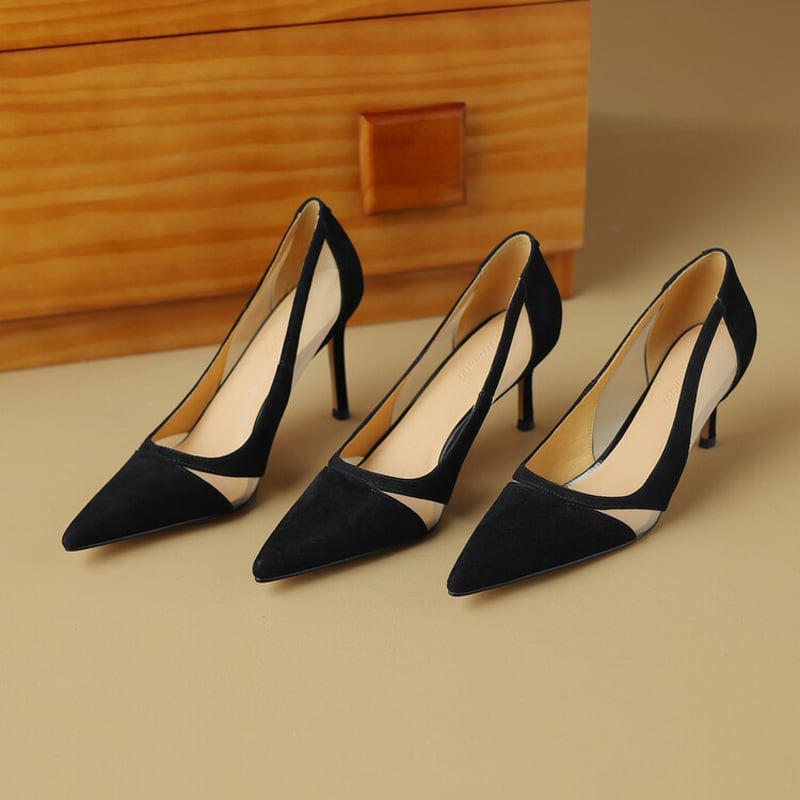 Zapatos de Tacón Estilizado | Alina en Malla