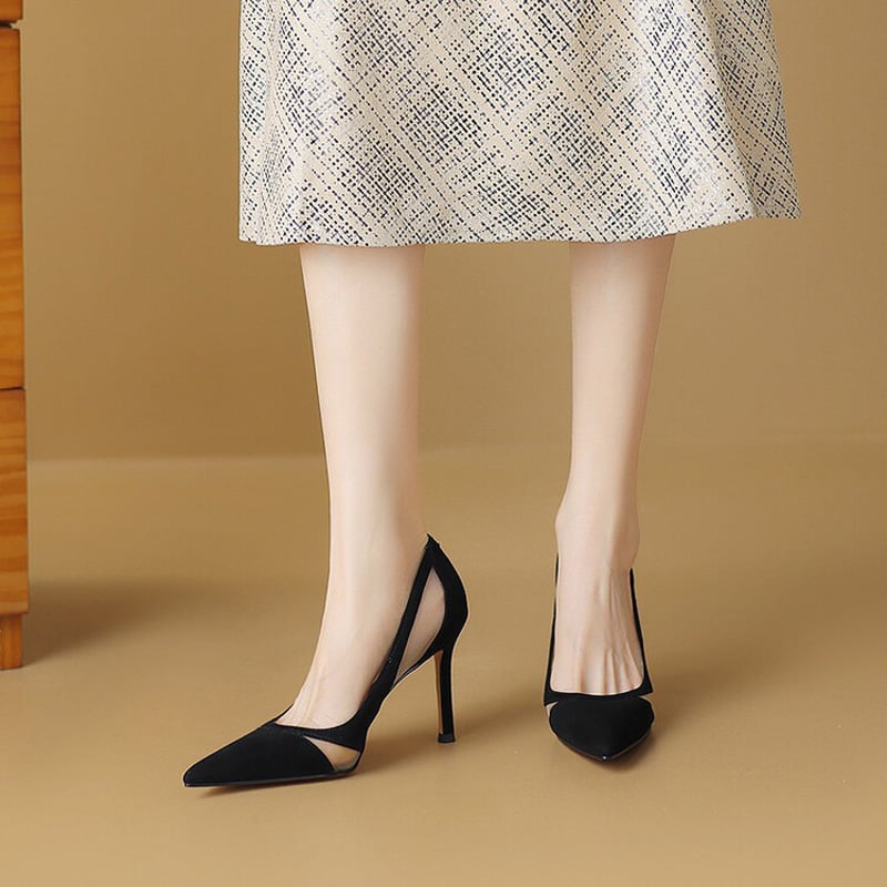 Zapatos de Tacón Estilizado | Alina en Malla