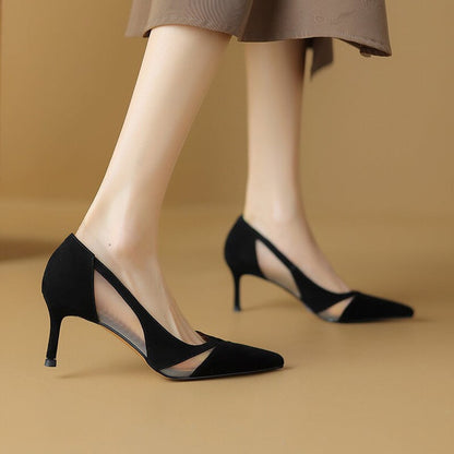 Zapatos de Tacón Estilizado | Alina en Malla