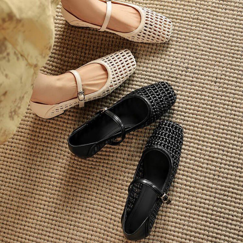 Zapatos de tacón con correas texturizadas Mara