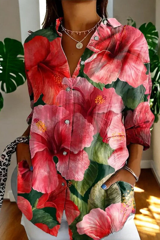 Bloom Tropical – blusa floral