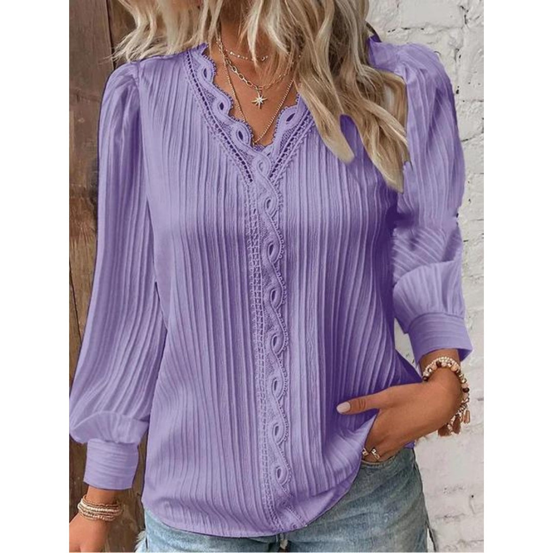 Camillia™ - Blusa Elegante con Plisado