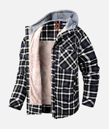 Jarren - Chaqueta de franela a cuadros
