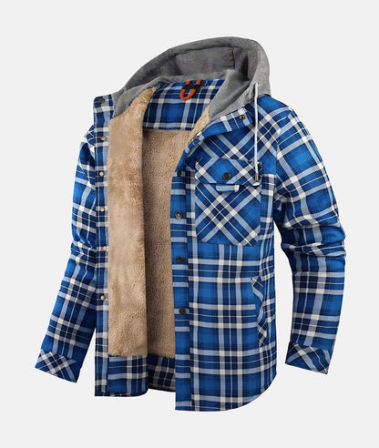 Jarren - Chaqueta de franela a cuadros