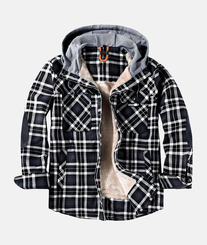 Jarren - Chaqueta de franela a cuadros