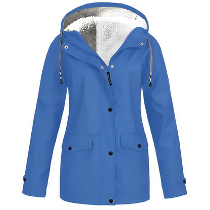 Ella™ - Abrigo impermeable for women forraso con forro de felpa
