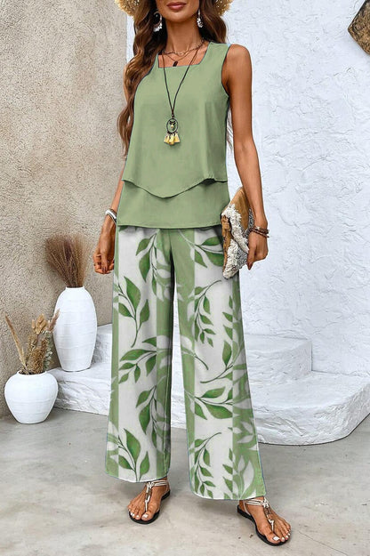 Conjunto Elegante Olive Coast
