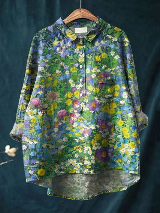 Grace | Camiseta con Flores de Jardín
