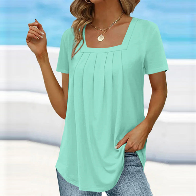 Mindy™ - Blusa Elegante Plisada