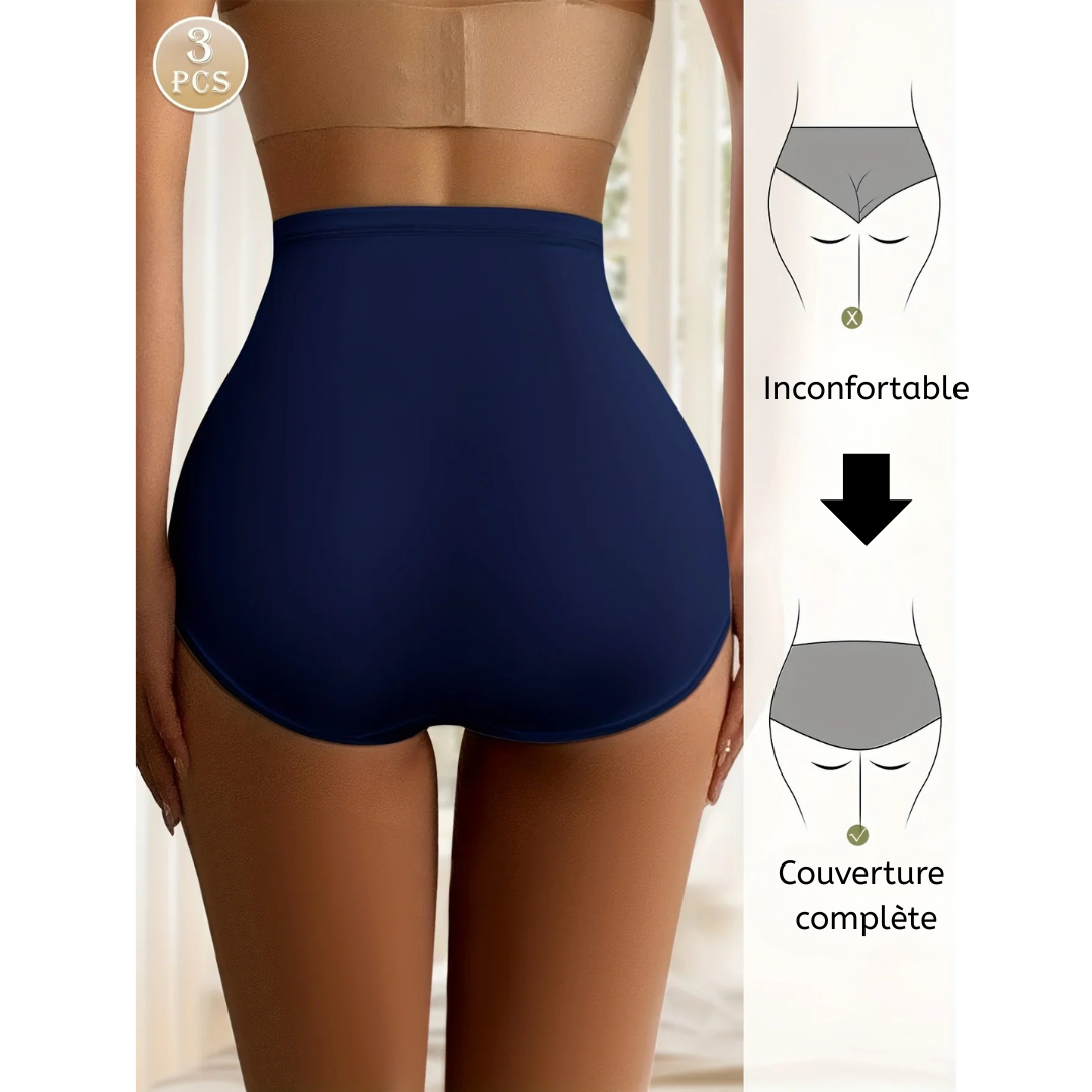 Línea | Pack de 5 braguitas correctoras talle alto