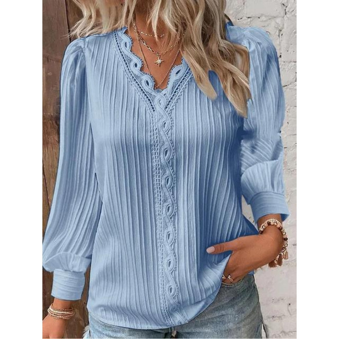 Camillia™ - Blusa Elegante con Plisado