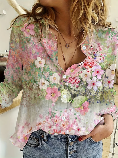 Mireya - Blusa de Floración Fantástica