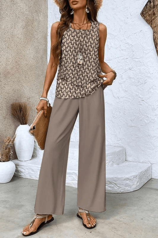 Conjunto Elegante Con Encanto de Mocha