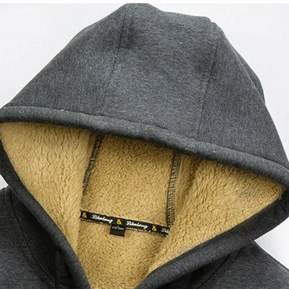 Arie - Chaqueta de Invierno para Hombre con Capucha y Forro de Felpa