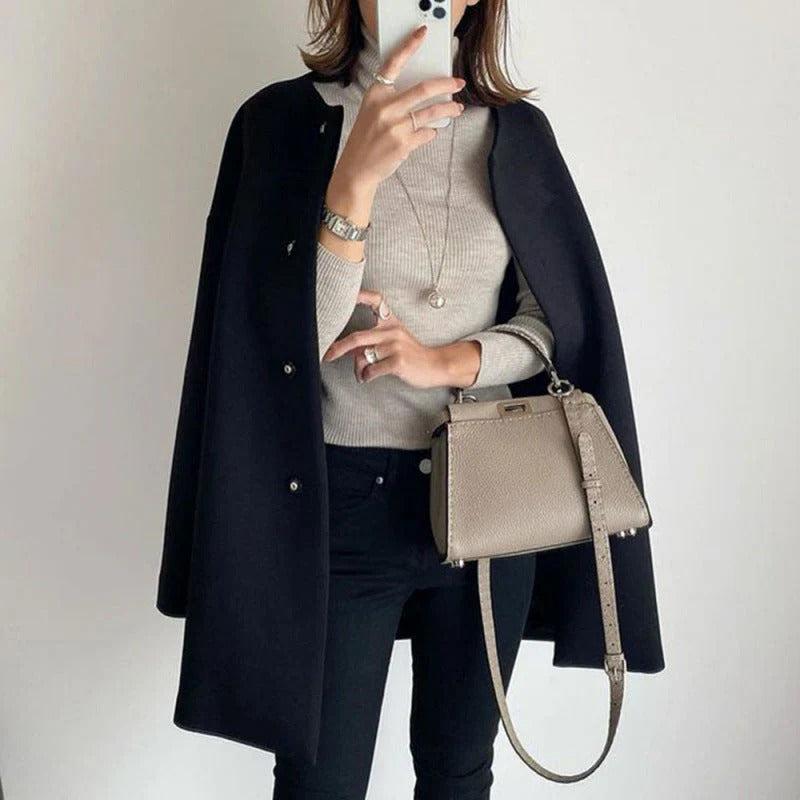 Zoey - Chaqueta de Lana Chic y Cómoda para Mujeres