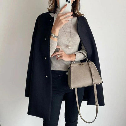 Zoey - Chaqueta de Lana Chic y Cómoda para Mujeres