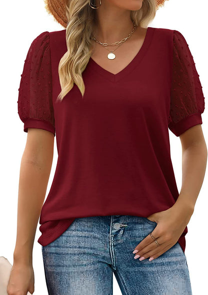 Rhianna™ - Blusa Elegante de Manga Abullonada