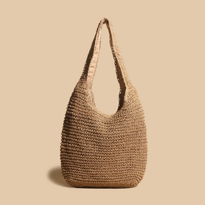 Kathleen - Bolsa de hombro tejida de paja