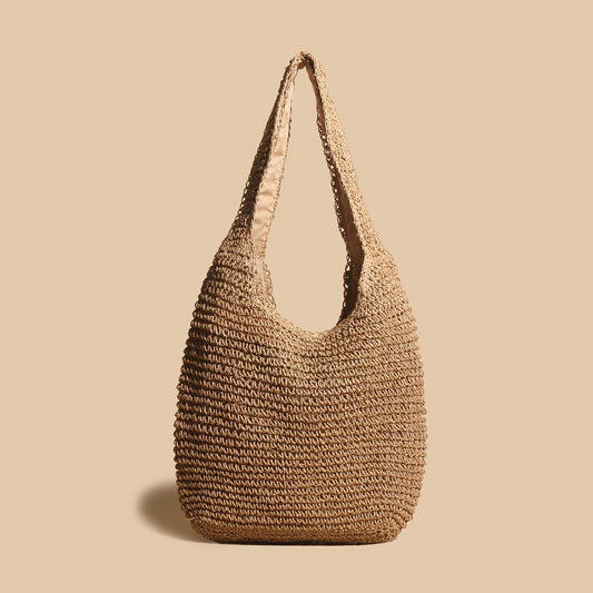 Kathleen - Bolsa de hombro tejida de paja