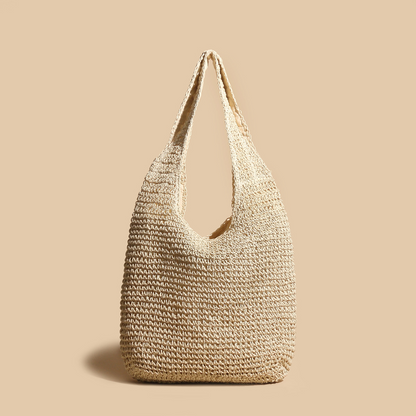 Kathleen - Bolsa de hombro tejida de paja
