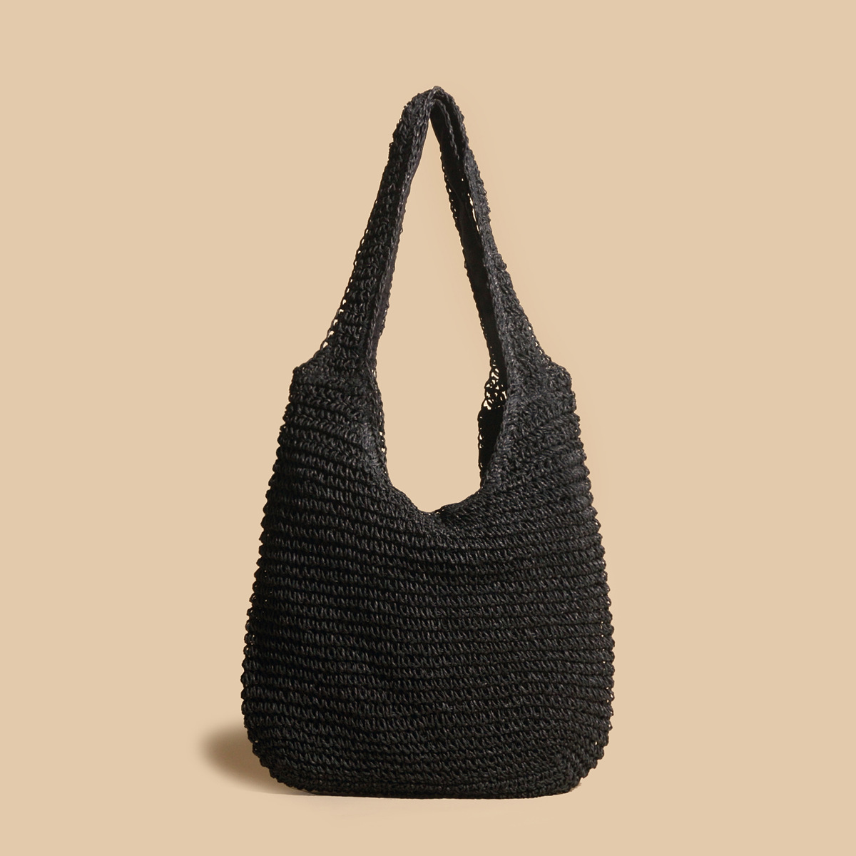 Kathleen - Bolsa de hombro tejida de paja