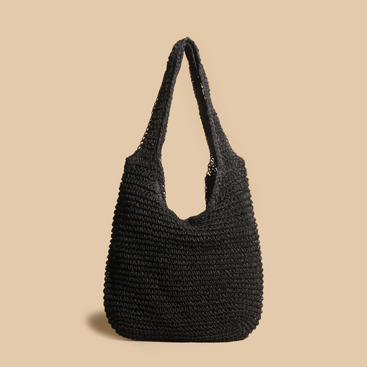 Kathleen - Bolsa de hombro tejida de paja