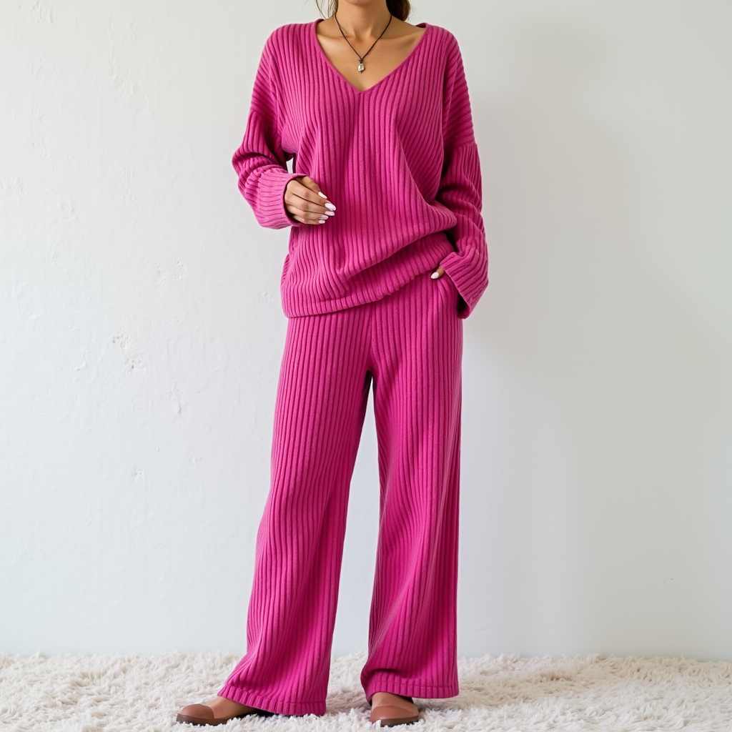 Eden | Conjunto de salón de punto suave para mujer | Relajado