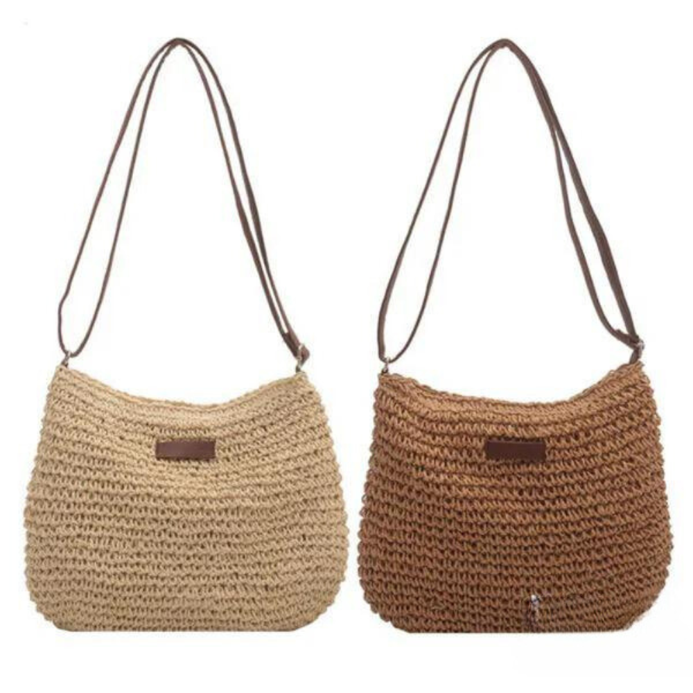 Kayla - Bolso bandolera de paja