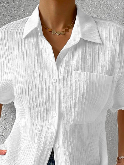 Brielle™ - Blusa Texturizada de corte holgado