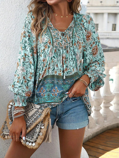 Helena™ - Blusa con Estampado de Flores para Verano