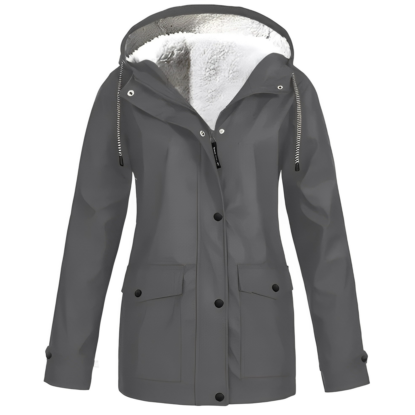 Ella™ - Abrigo impermeable for women forraso con forro de felpa