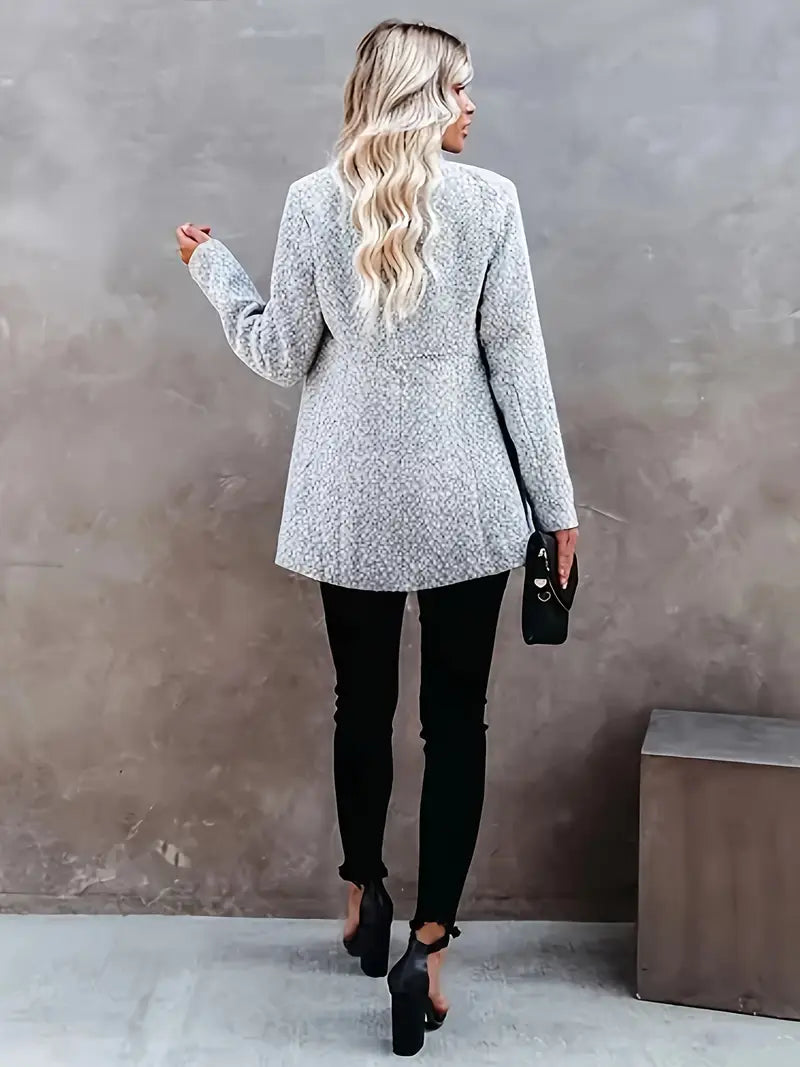 Delilah™ - Abrigo Elegante de Longitud Media con Bolsillos