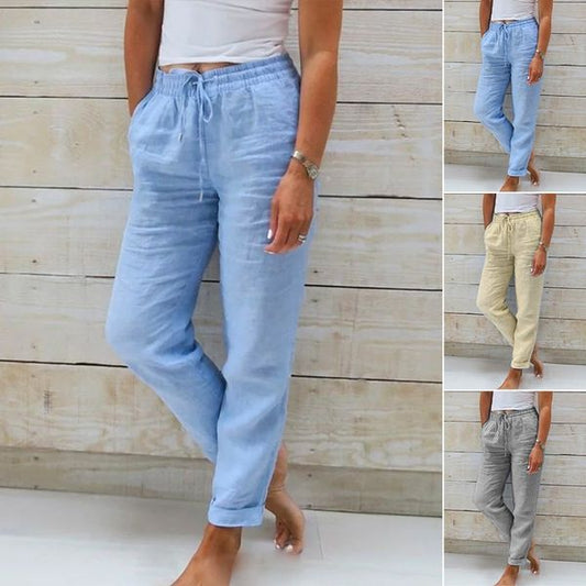 SUSAN - Pantalones ligeros y elásticos